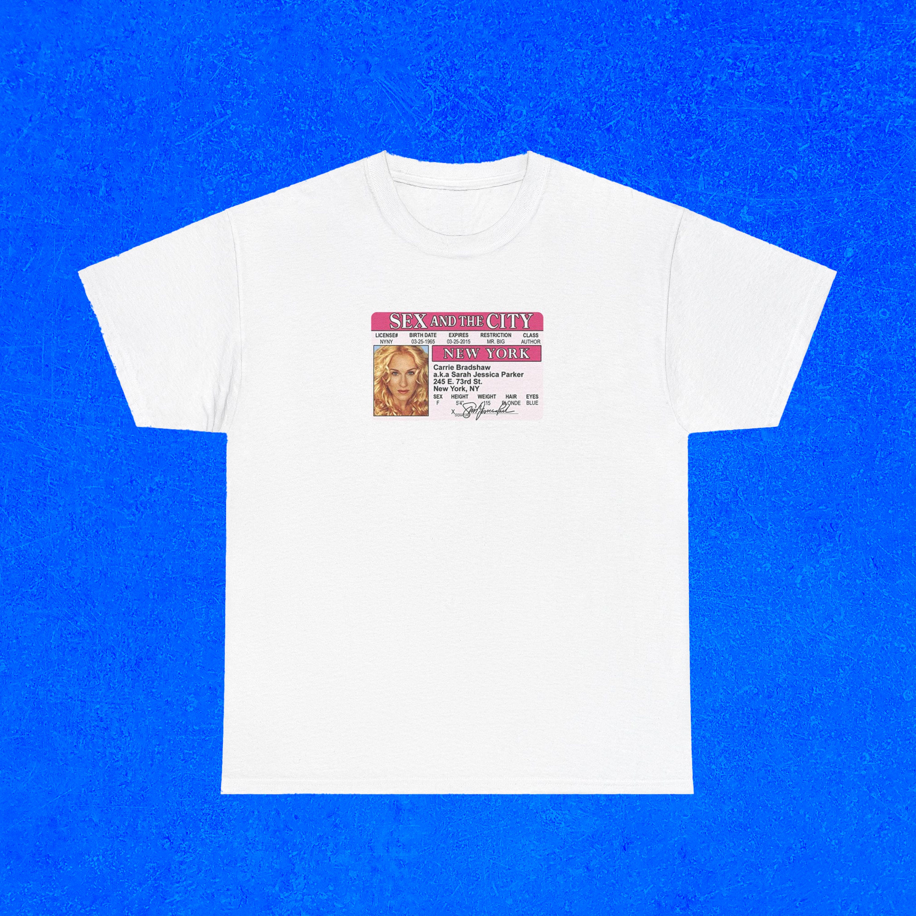 Sex and the City Shirt, Celebrity T-shirt, Sarah Jessica Parker