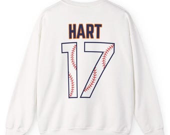 Custom Team Front And Back Print Crewneck