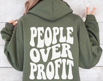 Union Sweatshirt, People Over Profit Shirt, Support Unions Shirt, Human Rights Shirt, Social Justice Shirt, Solidarity Hoodie