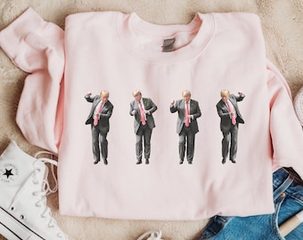 Dancing Trump Shirt, Funny Trump Shirt, Trump Vance Sweatshirt, Trump 2024 Sweatshirt, Daddys Home, Republican Sweatshirt, Funny Trump Gift