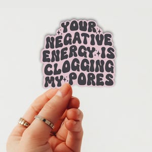 Clogging my pores esthetician sticker | skin care | waxing decor | spa humor | esthetician decor | treatment room art | tumbler stickers