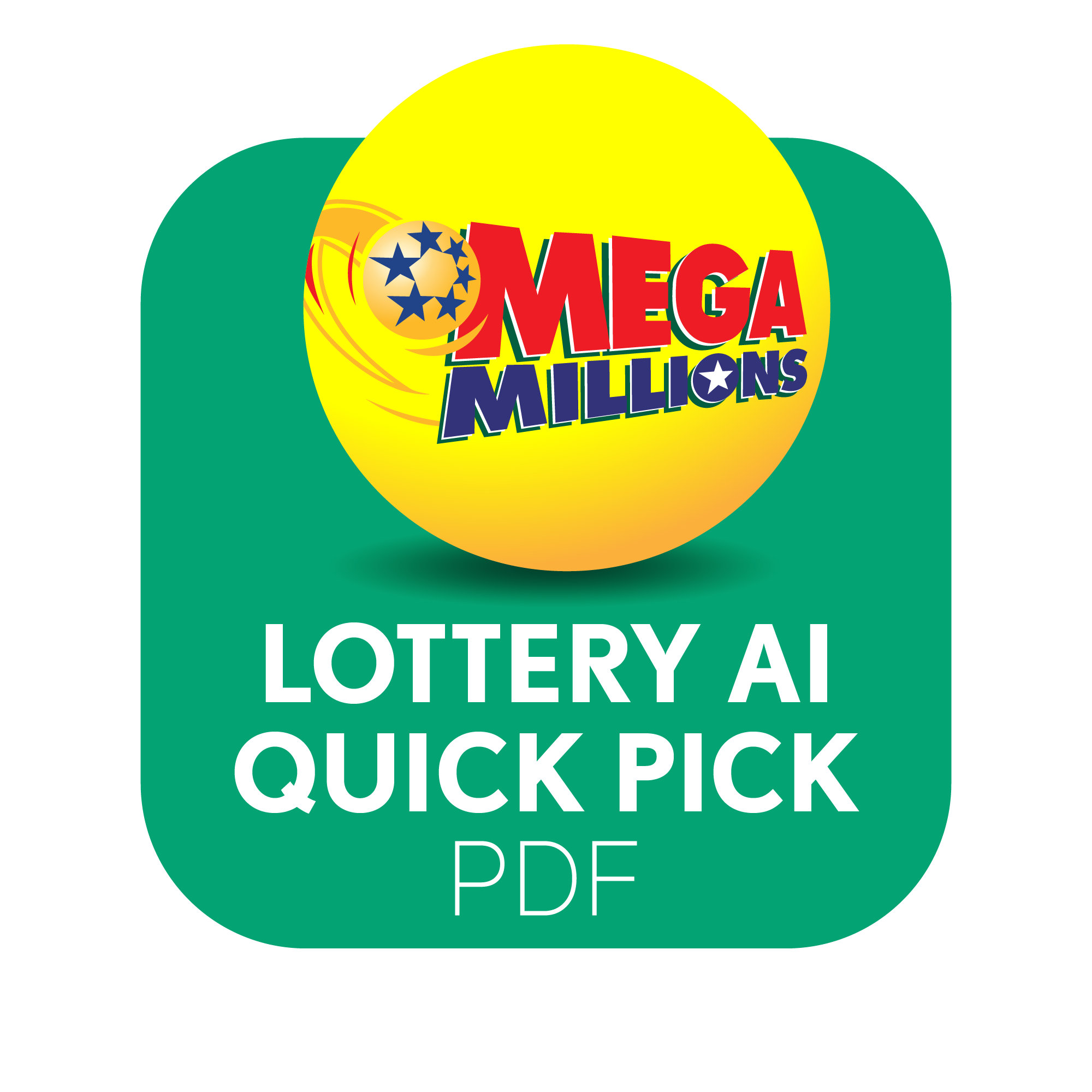AI Lottery Quick Pick PDF Mega Millions PDF App Etsy