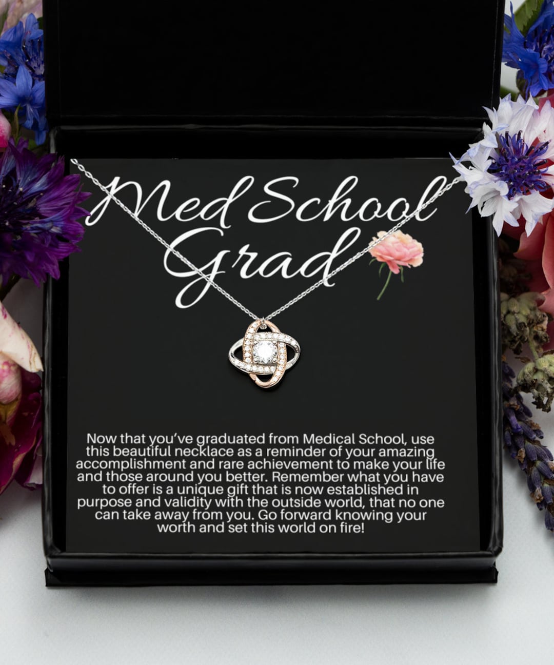 Medical School Graduation Gift, Medical School Graduation Necklace for