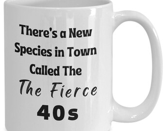 Tazza da caffè divertente per il 40° compleanno: regalo feroce per gli anni '40