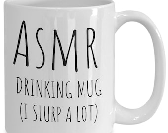 ASMR Coffee Mug: Funny Food Noise Lover Gift