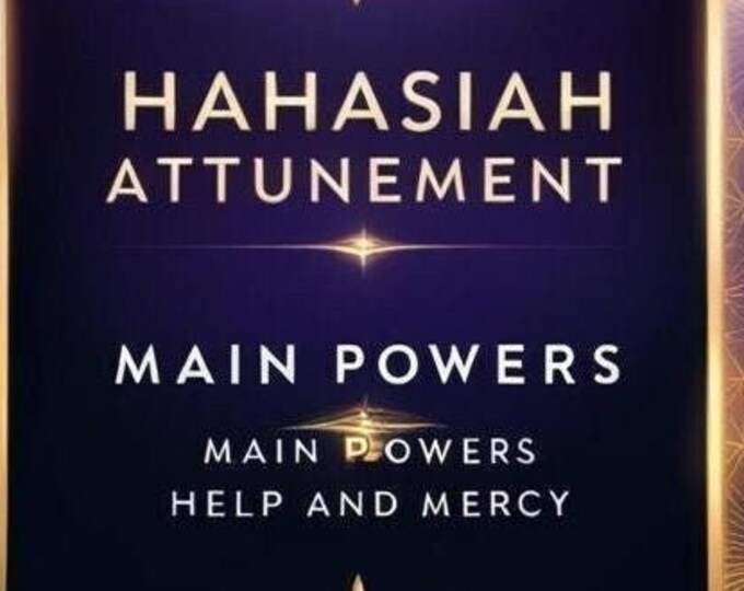 Kabbalah Attunement ,Hahasiah ,Name of God ,He-Chet-Shin, Qabalah Attunement, powerful energy, Spiritual Grow Up , Spiritual Awakening