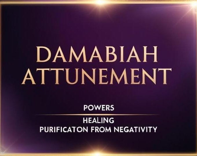 Kabbalah Attunement , Damabiah  ,Name of God , Dalet-Mem-Beth, Qabalah Attunement, powerful energy, Spiritual Grow Up , Spiritual Awakening