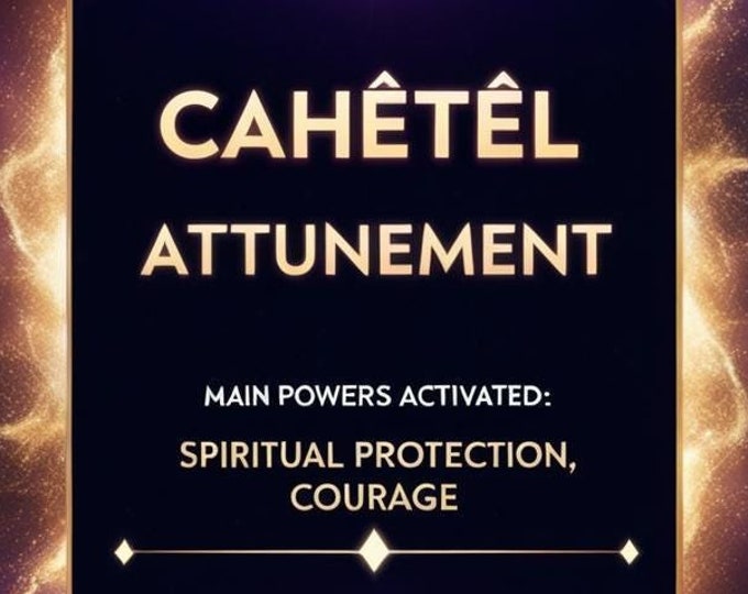 Kabbalah Attunement , Cahetel, 8st Name of God , Kaf-He-Tav, Qabalah Attunement, powerful energy, Spiritual Grow Up , Spiritual Awakening