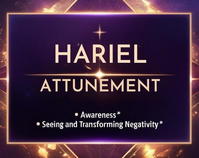 Kabbalah Attunement , Hariel ,Name of God ,He-Resh-Yod, Qabalah Attunement, powerful energy, Spiritual Grow Up , Spiritual Awakening