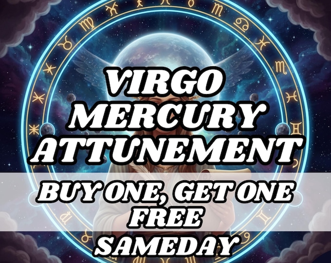 Virgo & Mercury Attunement Ritual, Psychic Attunement, Psychic Activation, Psychic Initiation ,Astrology attunement