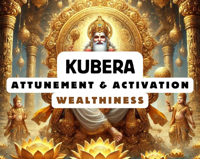 Kubera Attunement & Activation , Spiritual Attunement, Cosmic Awakening , spiritual awakening,divine attunement, Abundance Attunement