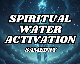 Spiritual Water Energy Activation, Psychic Awakening