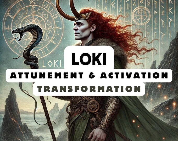 Loki Attunement & Activation , Spiritual Attunement, Cosmic Awakening , spiritual awakening,divine attunement