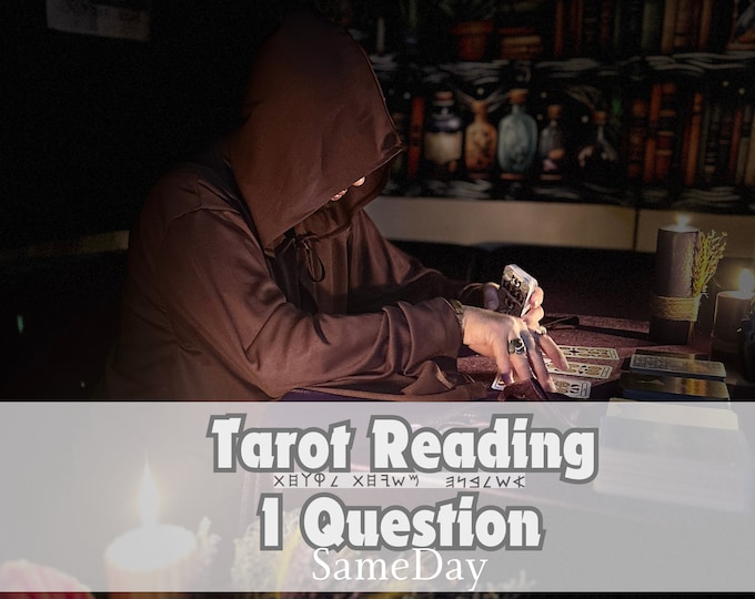 Same Day Tarot Reading with 1 Question, Love,Career,Twin Flame,Divination for Future,Specialized psychic reader