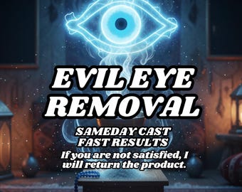Evil Eye Removal, Negative Energy Cleanse, Aura Repair (Distant Ritual Service)
