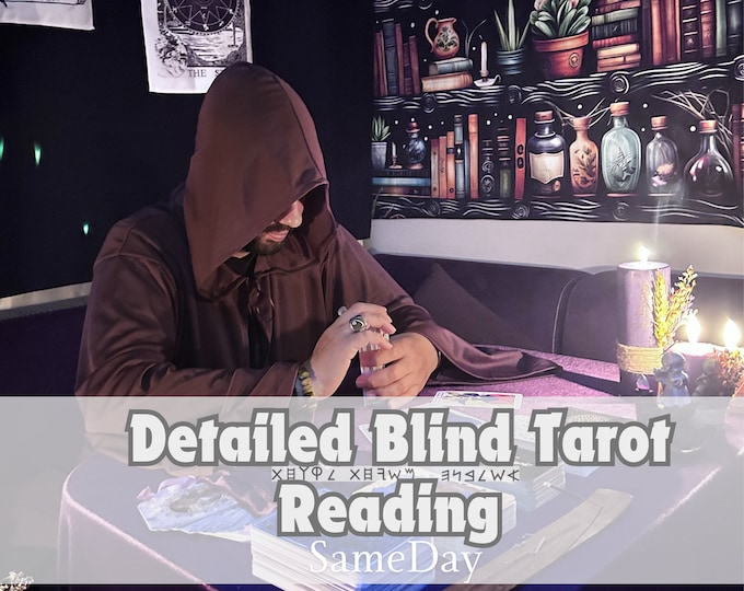 Same Day \ Fast Blind Tarot Reading—Detailed Psychic Insight Without Questions