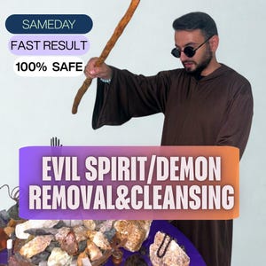 Evil Spirit / Demon Removal,Cleansing Spell, Negative Entity Cleansing, Remove Negative Energy / Entities, Spiritual Cleansing
