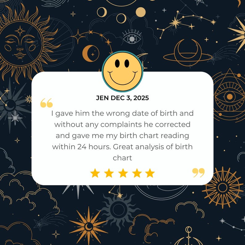 Same Day Vedic Birth Chart Reading | Jyotish Natal Interpretation | Sidereal Zodiac (Lahiri Ayanamsa) | Astrology image 9