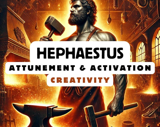 Hephaestus Attunement & Activation , Spiritual Attunement, Cosmic Awakening , spiritual awakening
