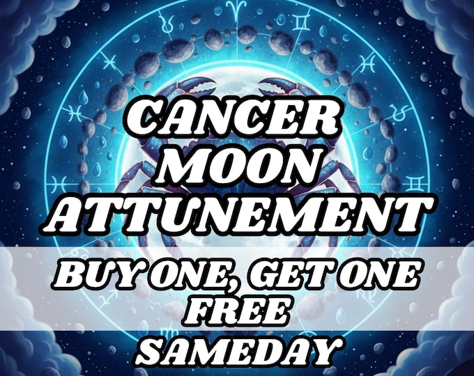 Cancer & Moon Attunement Ritual, Psychic Attunement, Psychic Activation, Psychic Initiation ,Astrology attunement