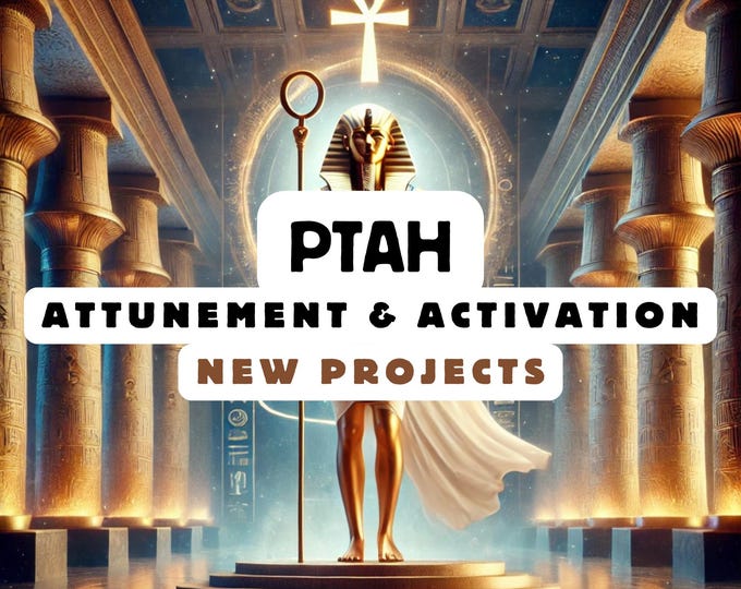 Ptah Attunement & Activation , Spiritual Attunement, Cosmic Awakening , spiritual awakening