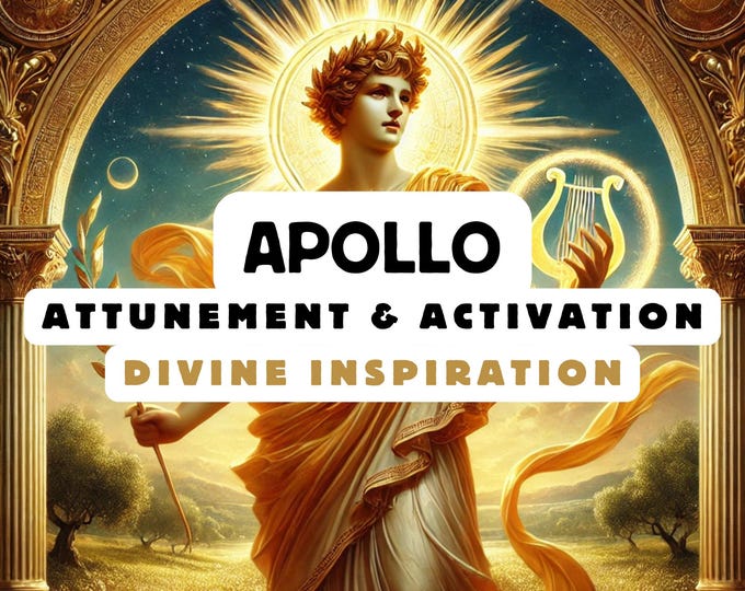 Apollo Attunement & Activation , Spiritual Attunement, Cosmic Awakening , spiritual awakening, divine attunement