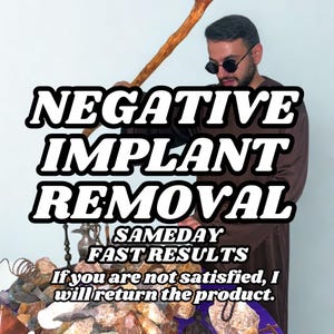 Usuwanie implantów ujemnych, usuwanie jednostek, czyszczenie i usuwanie uszczelnień J-Seal, usuwanie energii ujemnej,