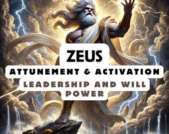 Zeus Attunement & Activation , Spiritual Attunement, Cosmic Awakening , spiritual awakening, Spiritual Power