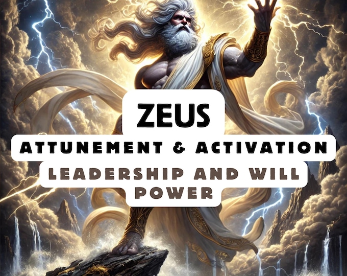 Zeus Attunement & Activation , Spiritual Attunement, Cosmic Awakening , spiritual awakening, Spiritual Power