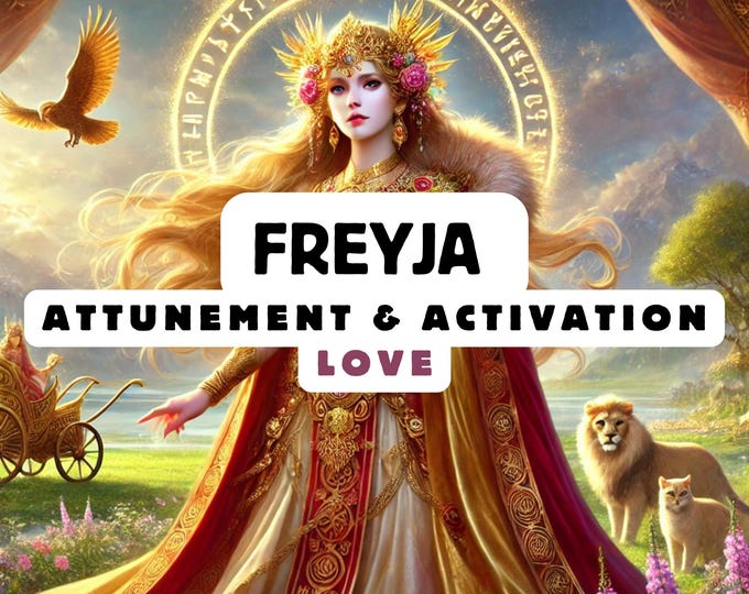 Freyja Attunement & Activation , Spiritual Attunement, Cosmic Awakening , spiritual awakening,divine attunement, Love attunement