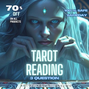 Same Day Tarot Reading with 3 Questions, Love,Career,Twin Flame,Divination for Future,Specialized psychic reader