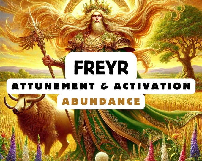 Freyr Attunement & Activation , Spiritual Attunement, Cosmic Awakening , spiritual awakening,divine attunement, Abundance attunement