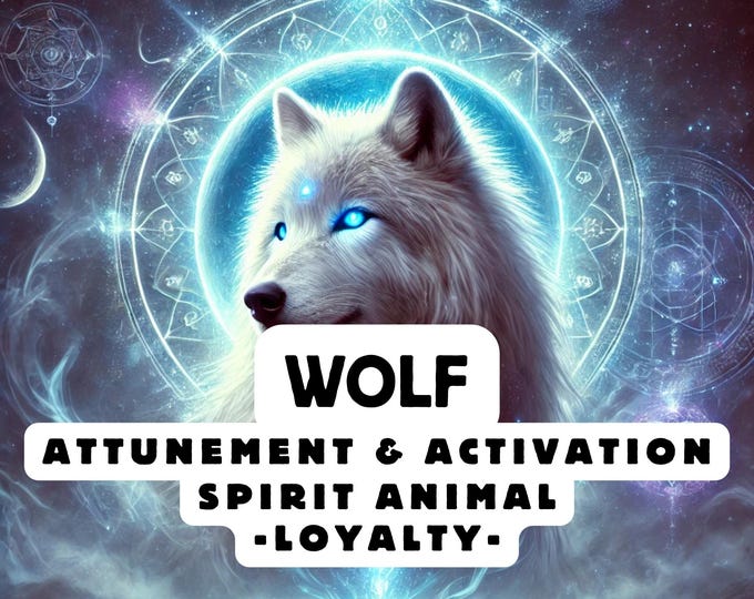 Wolf Spirit Animal Attunement, Activation