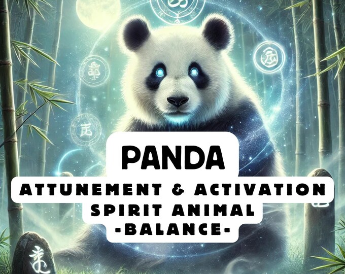 Panda Spirit Animal Attunement, Activation