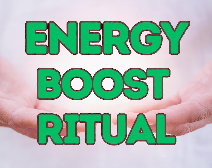 Energy Boost Ritual - Vitality, Focus, and Wellness Ritual , Same Day Cast , Powerfull and fast results