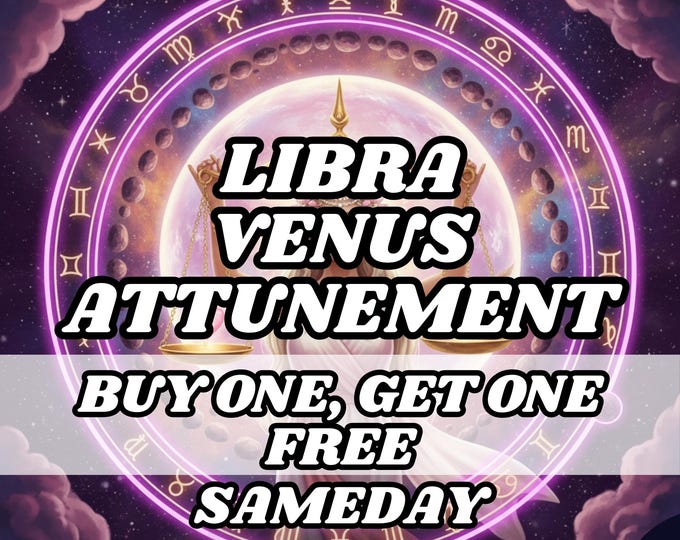 Libra & Venus Attunement Ritual, Psychic Attunement, Psychic Activation, Psychic Initiation ,Astrology attunement