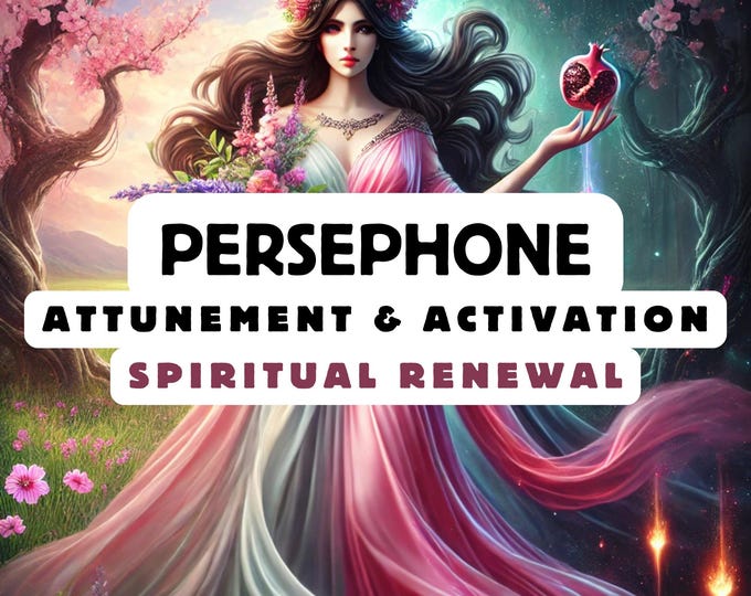 Persephone Attunement & Activation , Spiritual Attunement, Cosmic Awakening , spiritual awakening