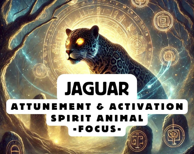 Jaguar Spirit Animal Attunement, Activation