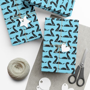 Nessy Loch Ness Monster Gift Wrapping Paper