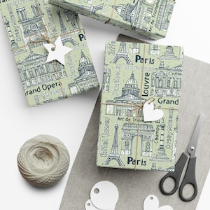 Parisian Travel Gift Wrapping Paper