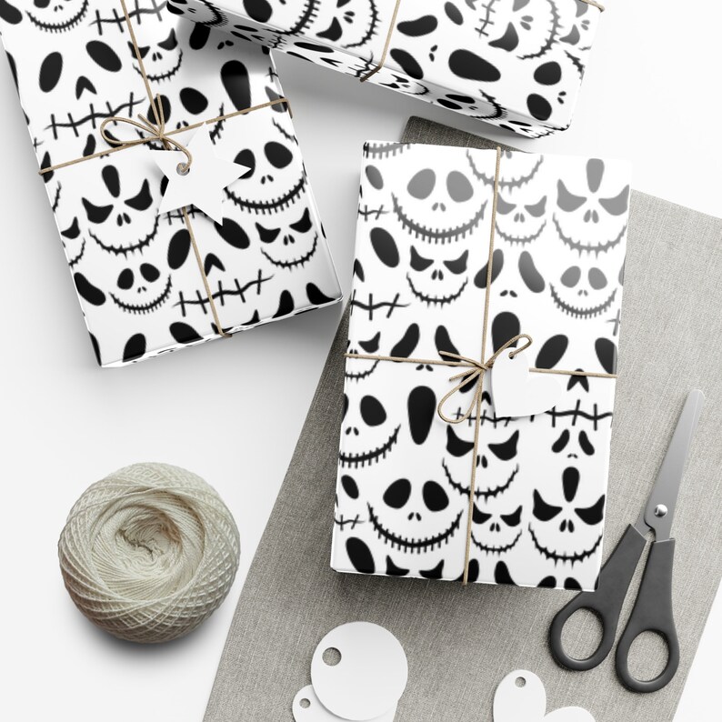 Jack Skellington Faces Nightmare Before Christmas Halloween Gift