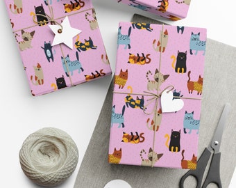 Playful Kitties Cat Gift Wrapping Paper