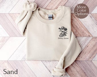 Daddy Goose Shirt, Silly Goose Sweatshirt For Dad, Goose Family, Shirt For Silly Goose Birthday Party, Dad Shirt Goose, Tee Matching Family