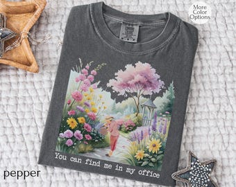Plants Shirt, 100% Cotton Comfort Colors® Plant Lover T-Shirt, Cottagecore Gardener Tee, Shirts For Gardening Moms, Plant Lover Gift Shirt
