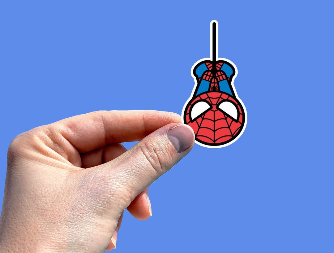 Spiderman Sticker Spiderman Vinyl Sticker Spiderverse Etsy