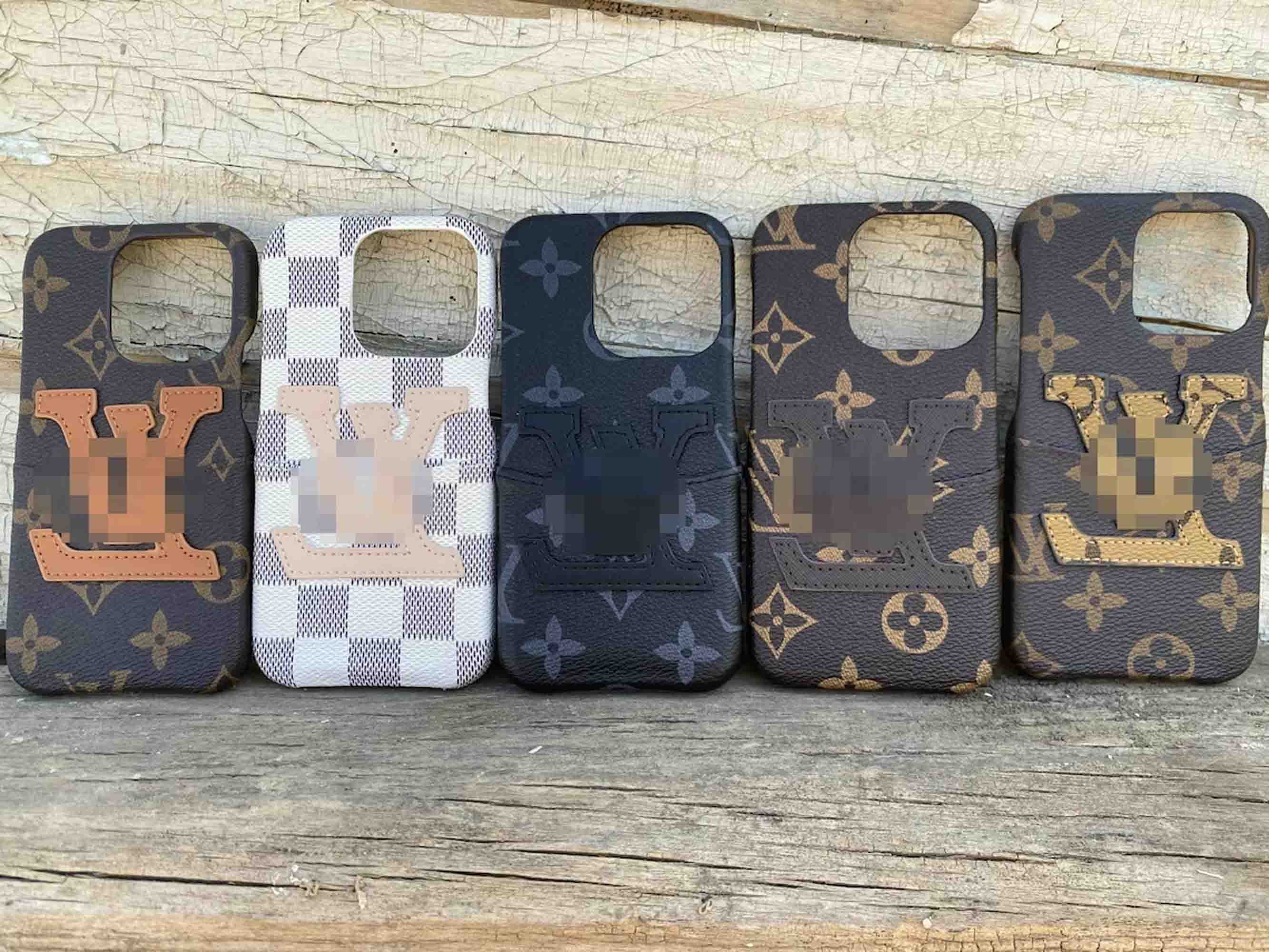 Buy Wholesale China New Designer Tie Dye Style Fabric Canvas Phone Case  With Metal Logo For Lv Bag The Same Phone Cover & Phone Case For Lv at USD  2.86