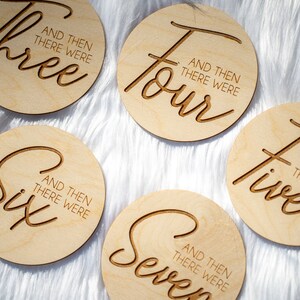 And Then There Were Sign, Pregnancy Announcement Wood Sign, Baby Coming Soon Sign, Baby Announcement Sign, Baby Arrival Sign, Baby Wood Sign