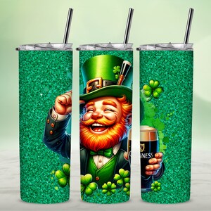 Leprechaun with Guinness 15inch x 15inch PNG image - 300dpi - transparent background - St Patrick's Day image - comm. use image 5
