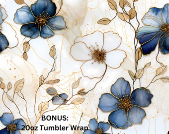Seamless Pattern - Alcohol Ink Navy & Beige - Sublimation and Print - 300dpi PNG - Gift for Her - Bonus included - Fabric use - comm. use