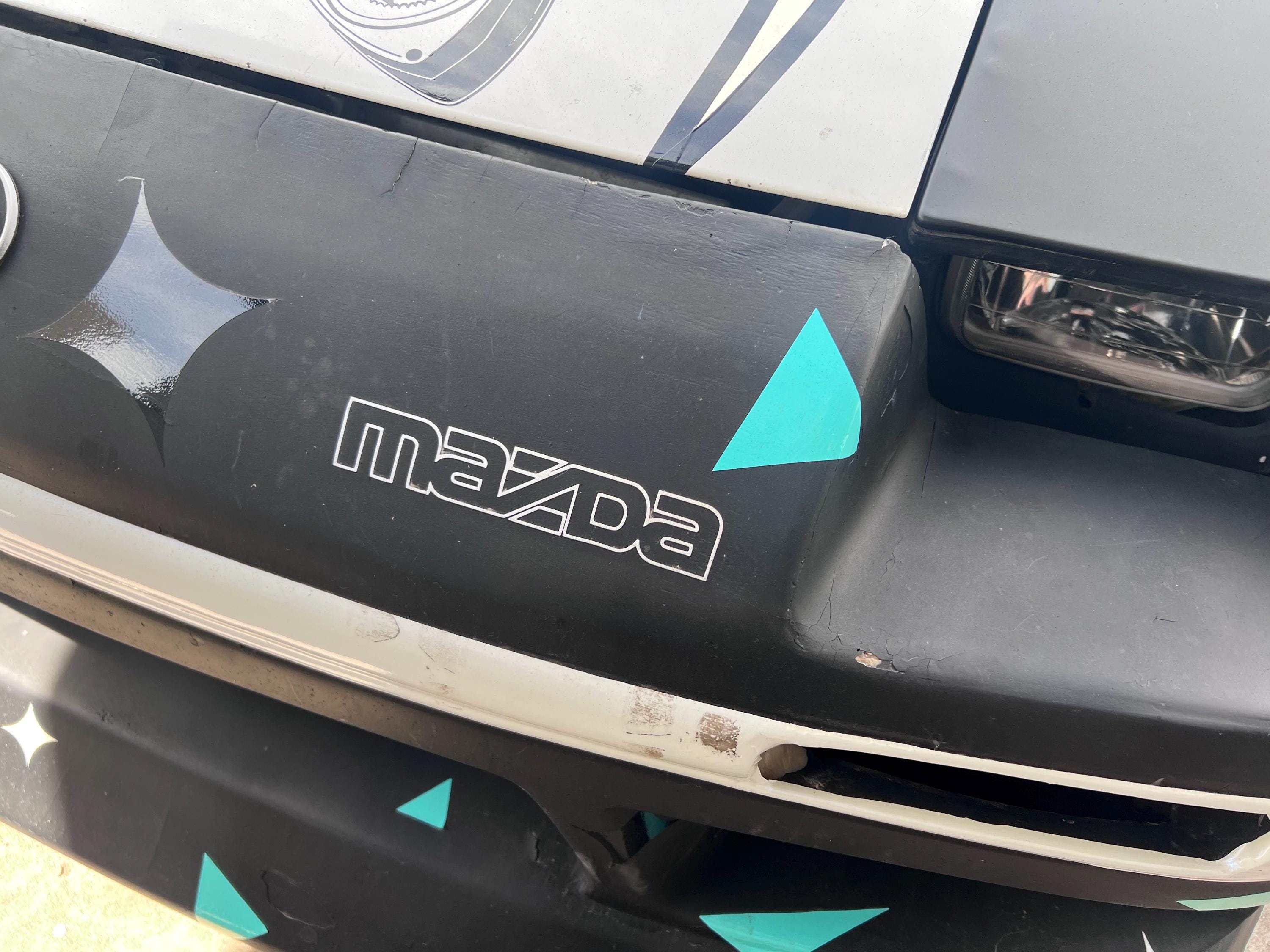 Outline 86-91 Fc RX7 “MAZDA” Front Bumper Decal - Etsy